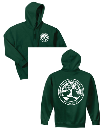 green hooded shirt