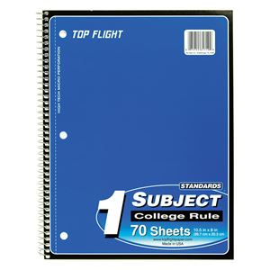 1-Subject Spiral Notebook