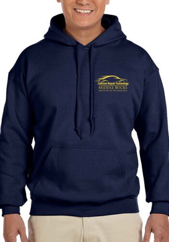 Collision Repair Navy Hooded Sweatshirt