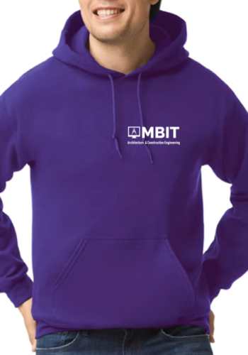 Architecture & Construction Engineering Purple Hoodie