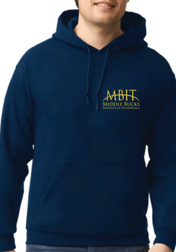 Building Trades Navy Hooded Sweatshirt