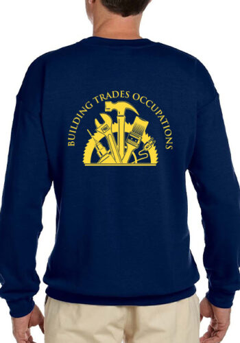 Building Trades Navy Sweatshirt