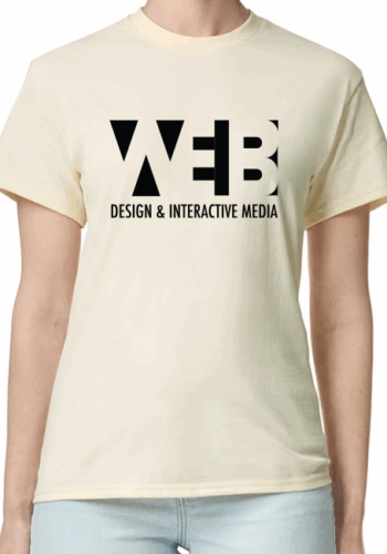 Web Design Off White Tee