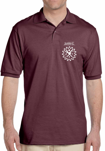 Engineering Tech Maroon Sport Polo