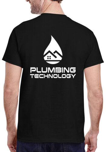 Plumbing/Heating Black T-Shirt