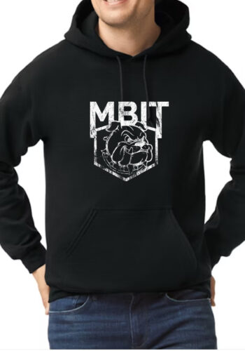 MBIT Black Hooded Sweatshirt