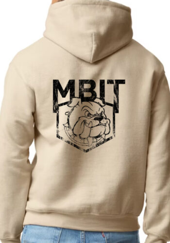 MBIT Tan Hooded Sweathshirt