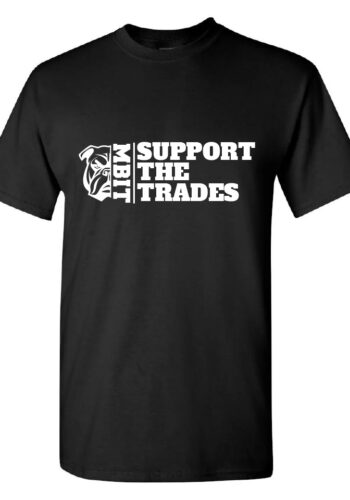 Black Support The Trades Tshirt