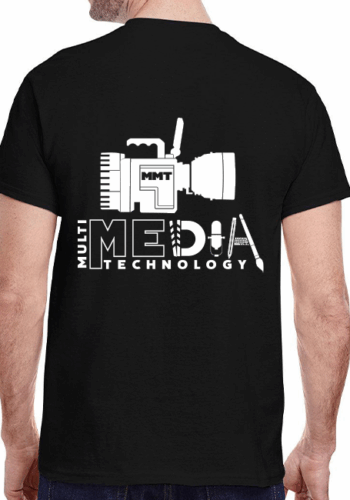 Multimedia Tech Black T-shirt