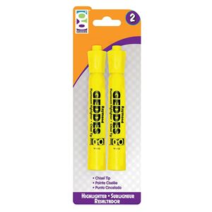 2 CT Yellow Highlighter