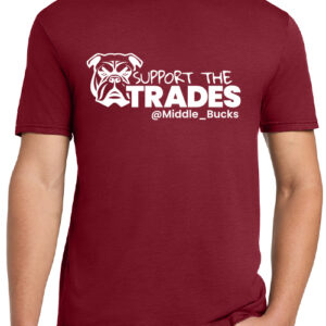 Support The Trades Tshirt In Red