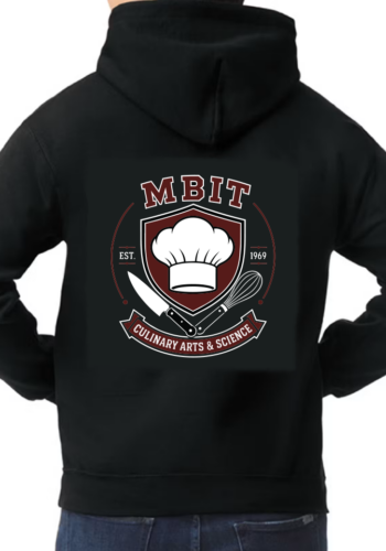 Culinary Black Hooded Sweathshirt
