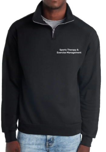 Sports Therapy Exercise Black 1/4 Zip